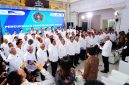 Pengukuhan jajaran pengurus PWI Pusat di Solo (04/10/2025).